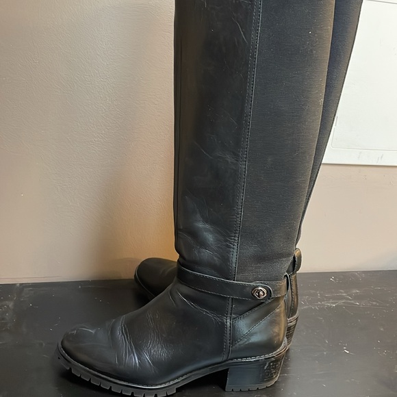 Black Coach Boots size 8 - Picture 8 of 8
